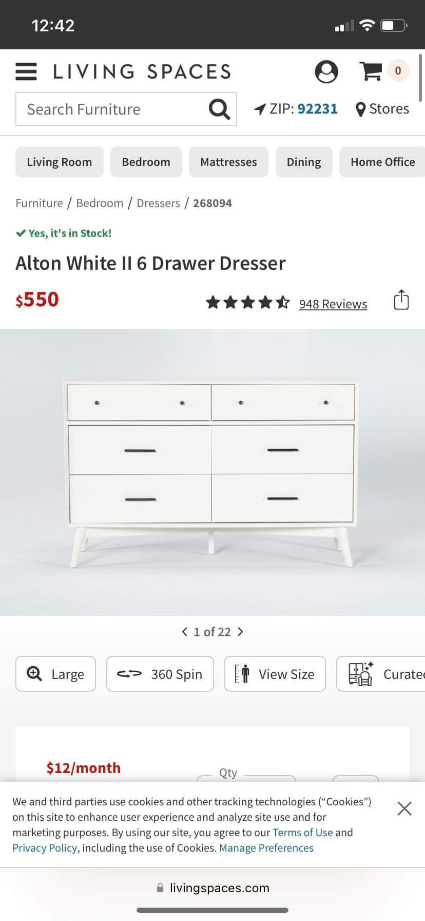 Drawer Dresser