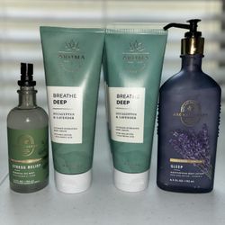STRESS RELIEF MIST, BODY CREAM & LOTION 
