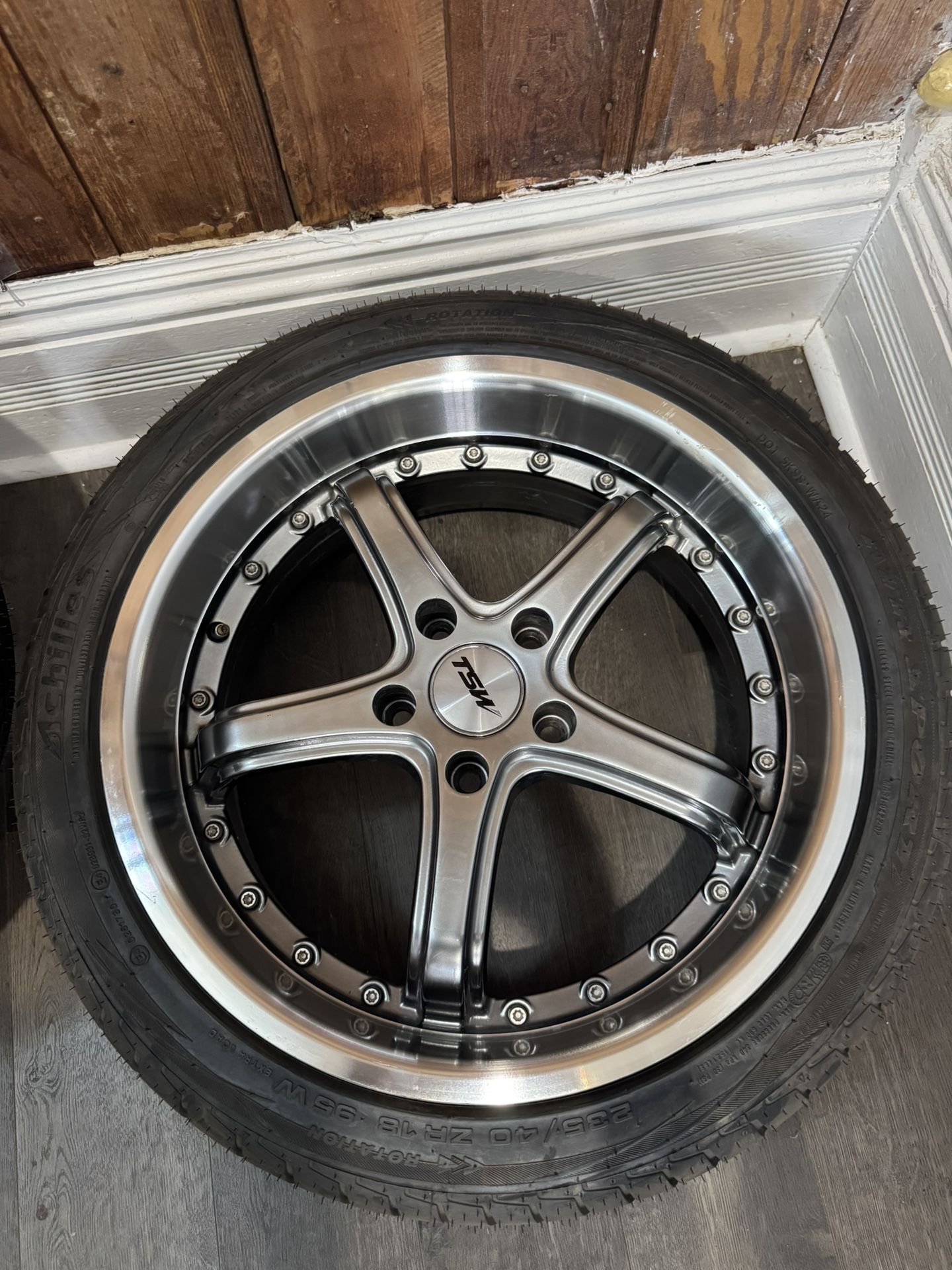 Tsw Rims 18x8. 114.3 Bolt Pattern for Sale in San Antonio, TX - OfferUp