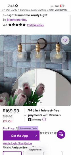 3 light wall fixture