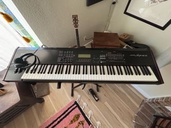 Yamaha S90ES + RockJam Xfinity stand