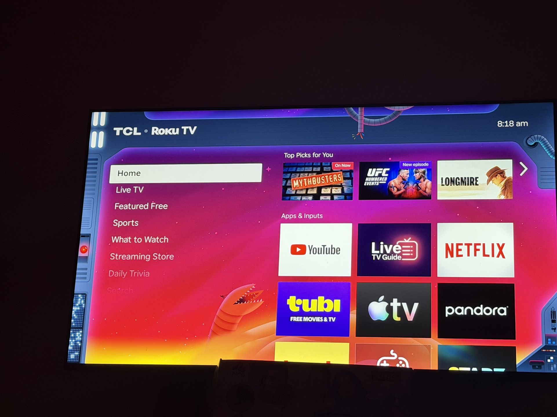 55” Roku Smart TV w/ Wall Mount – Great Condition