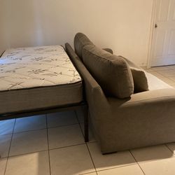 Semi New Sofa & Orthopedic Twin Bed 