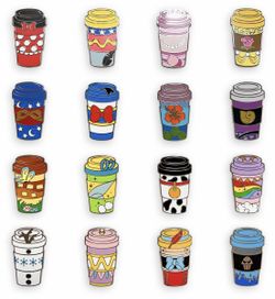 Disney Pins Coffee Cups