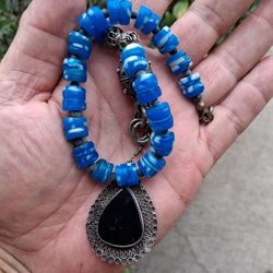 Positive For Silver 25" .925 Bead Necklace 