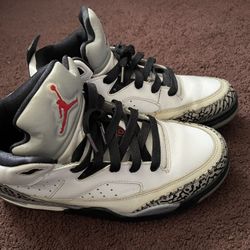 White And Grey Jordans