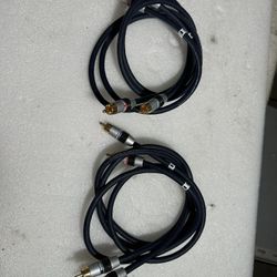 2 Pair Monster Cable Interlink 400MKII Audio Interconnect RCA Cable 1M ( 3.3 FT )