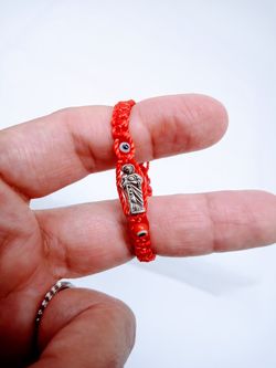 Red baby Bracelet St Judas Thaddeus. San Juditas