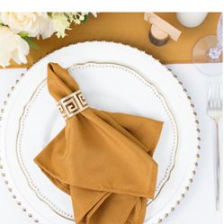 Cloth Napkins ( Gold )