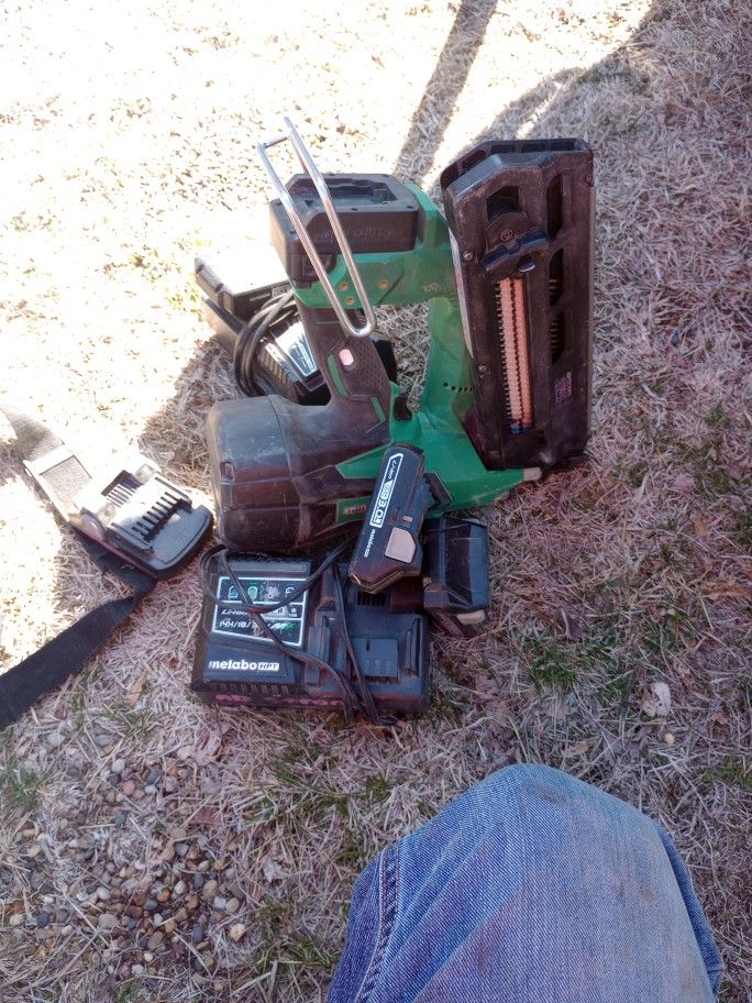 Metabo Cordless Nail Gun .