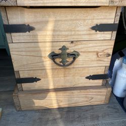 Wood Storage Box 