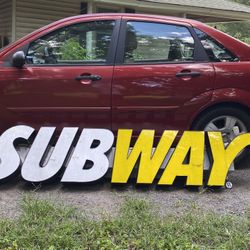 8ft Subway Sign 