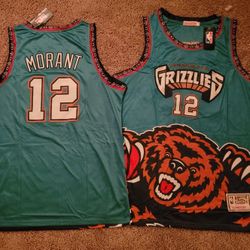 🔥🔥🔥#12 Vancouver Grizzlies Ja Morant Jersey Sz XL & XXL $60 