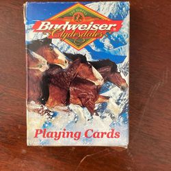 Vintage Budweiser Playing Cards 