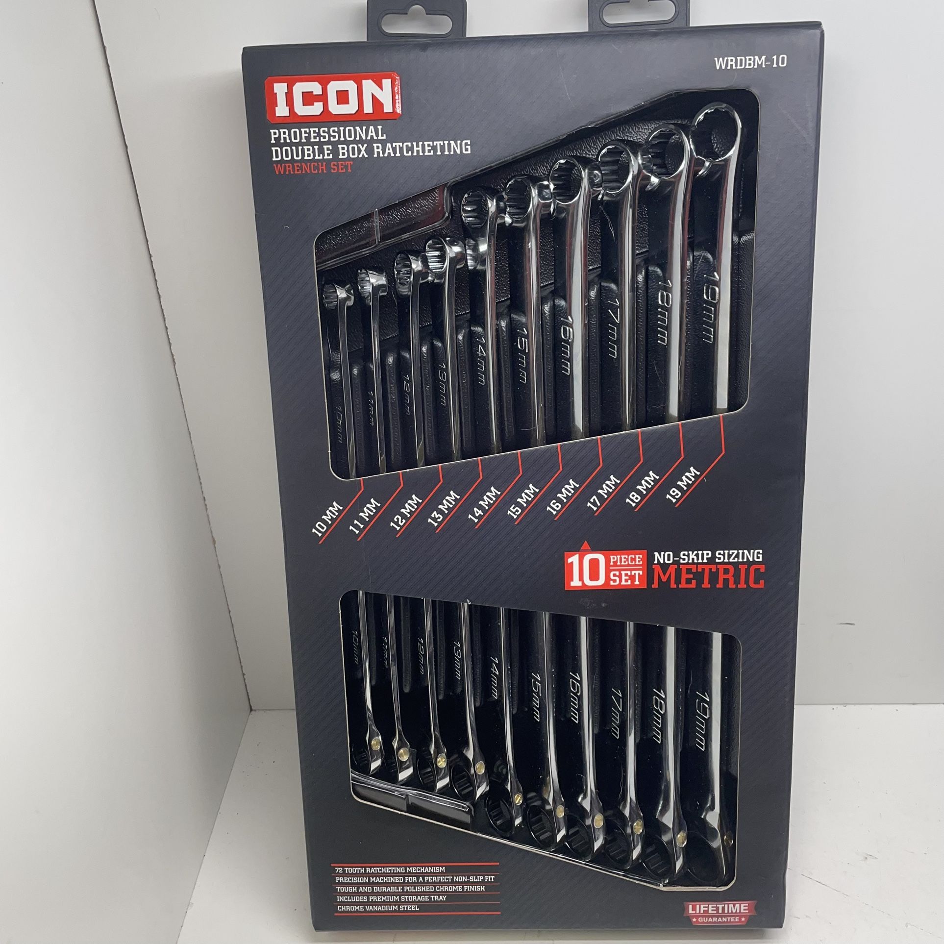 Icon Professional Double Box Ratcheting Wrench Set 198659/11