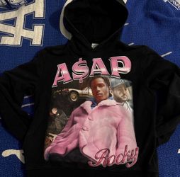 ASAP Rocky vintage hoodie pink Y2k design