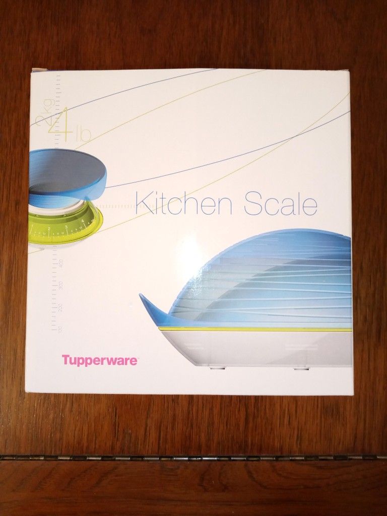 New Rare Vintage 2002 Tupperware Healthy Basics Kitchen Scale