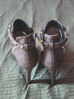 MK BOOTIES BROWN SIZE 7 WOMEN