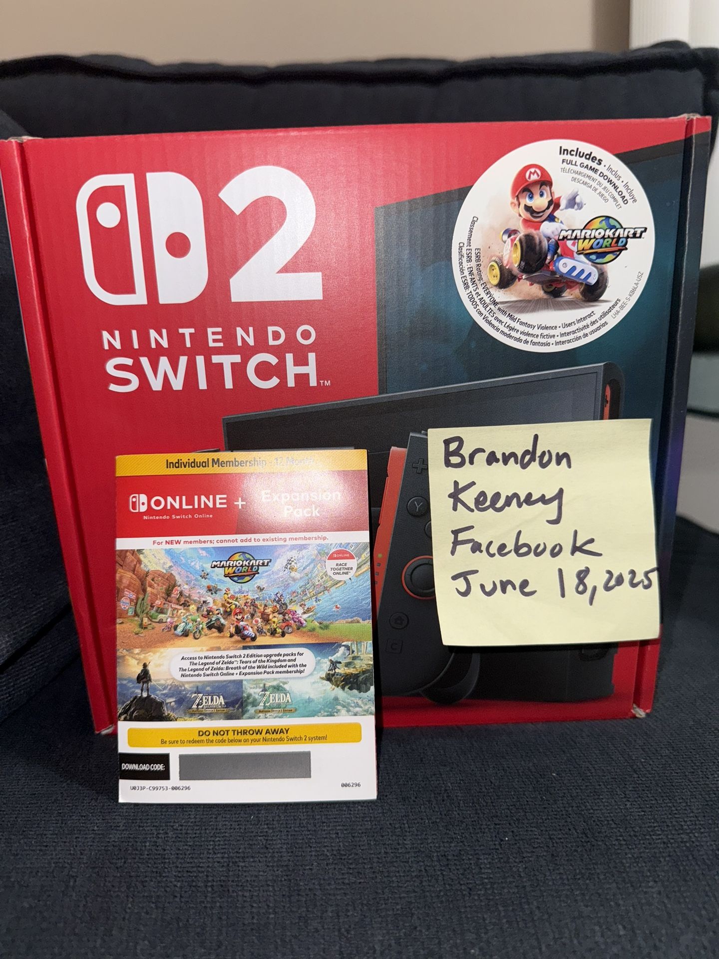 Nintendo Switch 2 Costco Mario Kart Bundle With 12 Month Expansion Pack
