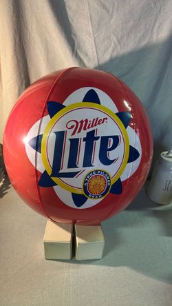 Vintage Miller Lite Inflatable Ball.