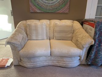 love seat and couch