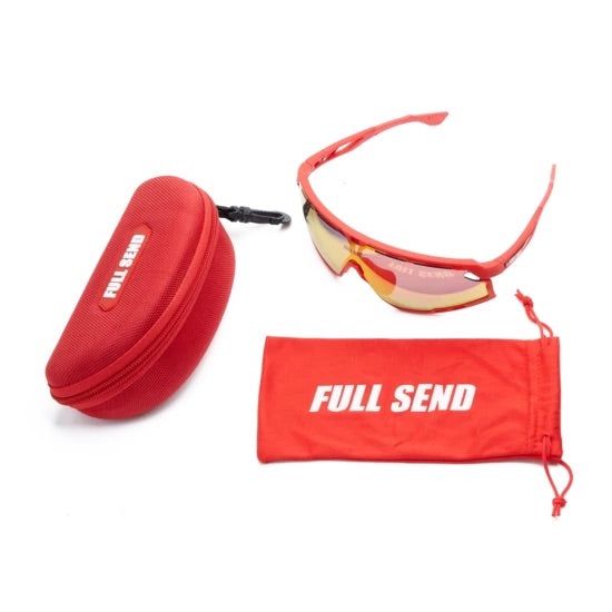 Full Send Nelk Boys Sunglasses Red