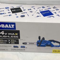 Kobalt 24-volt 12-in Battery 4 Ah Chainsaw Battery and Charger Included