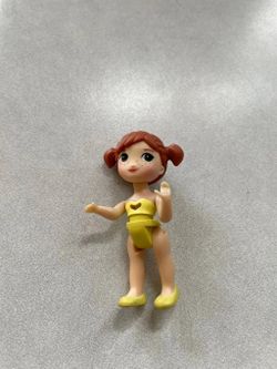 Rare Vintage Bluebird 1997 Polly Pocket Pool Party Magical Swimabout Lauren Doll