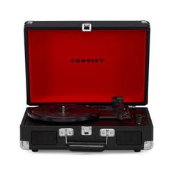 Crosley Cruiser Turntable Vinyl Record Player Bluetooth Headphone Aux Portable