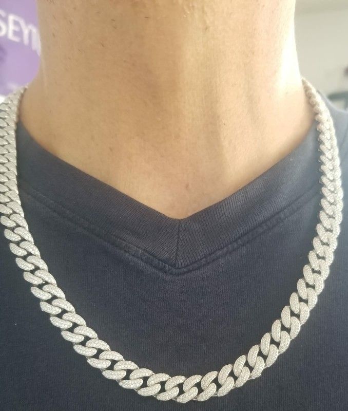Sterling Silver Cuban Link Chain / Cadena De Plata 925