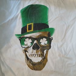 Leprechaun Skull T Shirt 