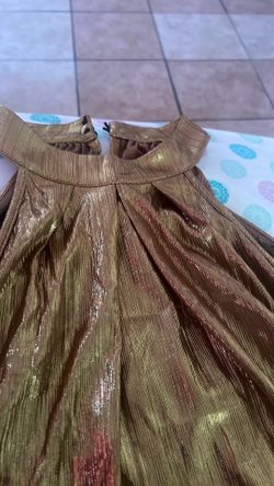 Gold dress