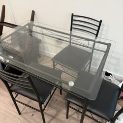 Free Dining Table 3 Chairs