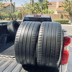 265/35/21 Michelin Pilot Sport 4s 60-70% Tread (2)