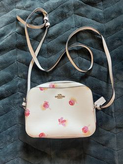 COACH MINI CAMERA BAG WITH POP FLORAL PRINT