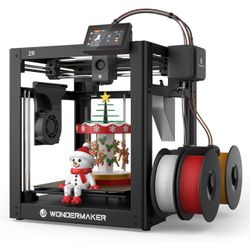 NEW IN BOX - SainSmart x WonderMaker ZR CoreXY Multicolor 3D Printer – 600mm/s High-Speed, 4-Color Printing, 300°C Nozzle, Auto-Leveling, 300×300×300m