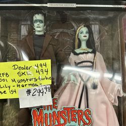 The Munsters Barbie and Ken Giftset