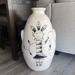 Large Tribal Ceramic Vase / Pot