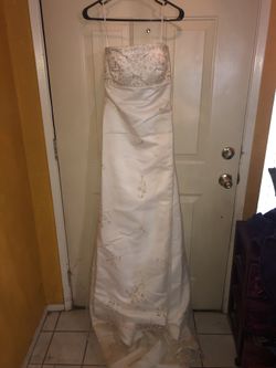 NEW, St. Patrick wedding gown dress and veil