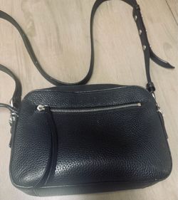 Allsaints pebeled leter bag