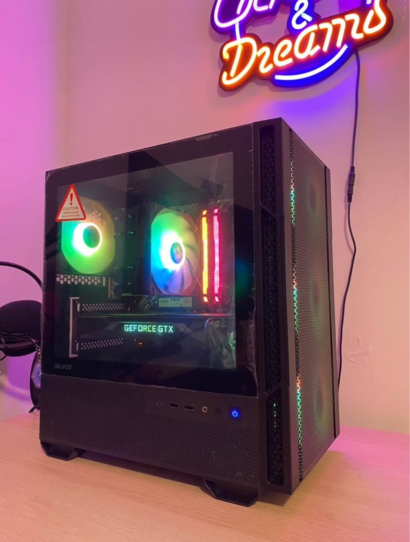 BEST OFFER! Newly Built GAMING PC: Ryzen 5:6 cores 12 threads CPU/ 16GB DDR4 3200mhz/ Nvidia 1070FE