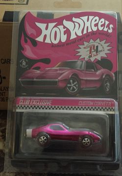 Hot wheels RLC Pink corvette