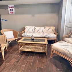Rattan and Wicker Set