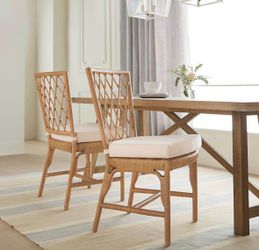 Ballard Designs rattan chairs