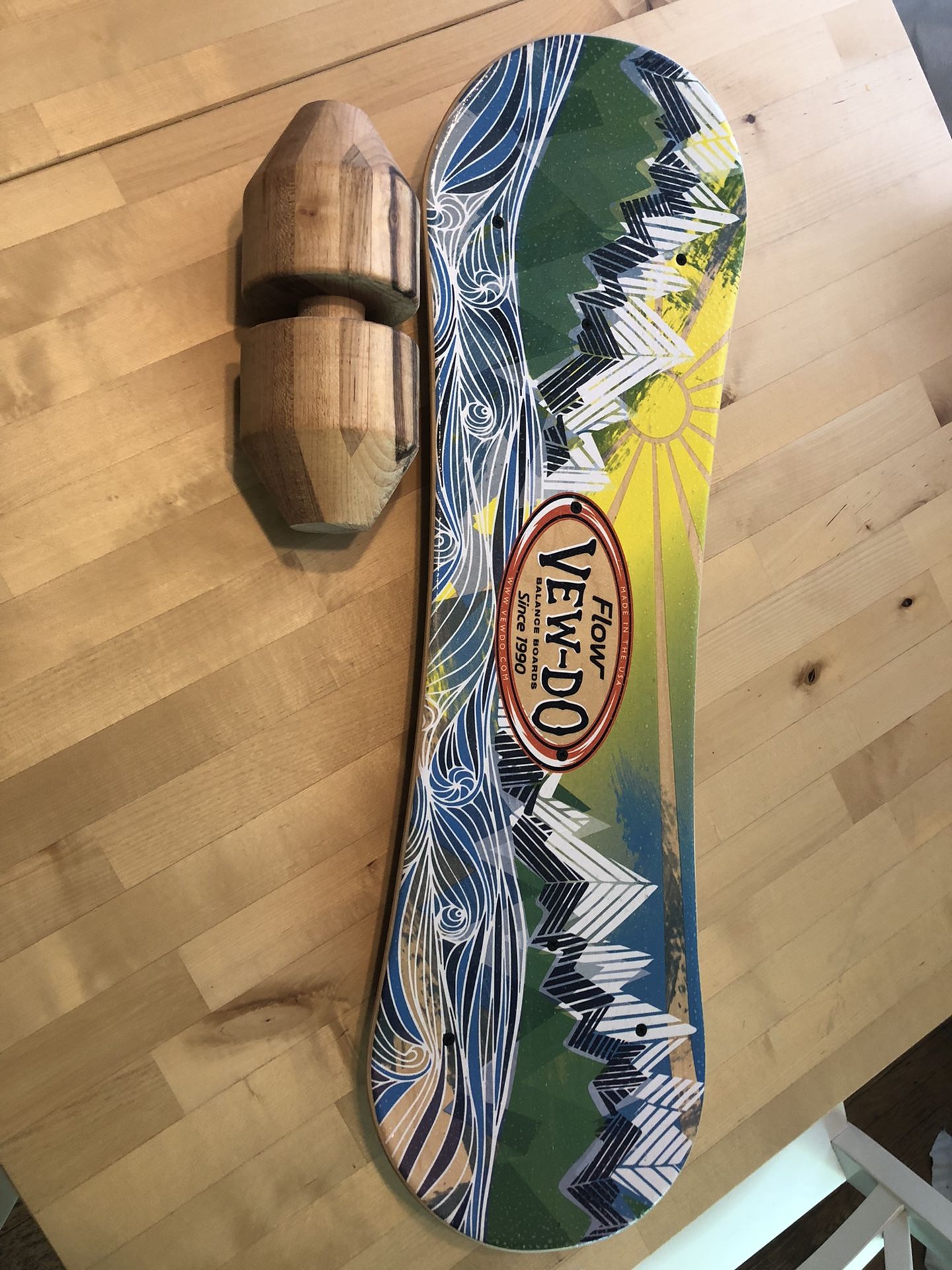 Vew-Do Flow Balance Board With Roller