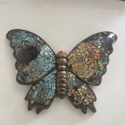 Ceramic Mosaic Butterfly  12x 10