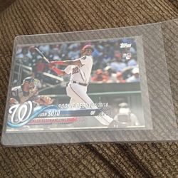Baseball Card 2018 Topps Juan Soto Rookie Debut