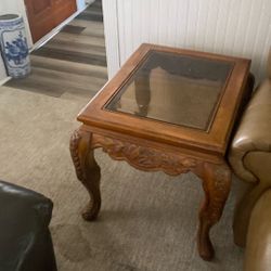  2 Sofa Side Glass Table  50 Each For Both 100