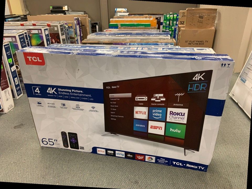 NEW TCL 65 INCH TV  WHILE SUPPLIES LAST ️🌟