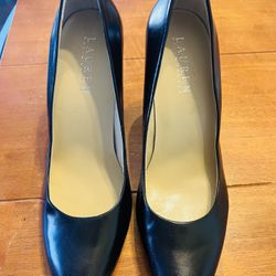 Ralph Lauren Black Heels 7B